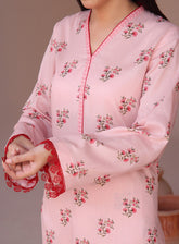 Aiza & Momina By Aizal Printed Lawn 2 Piece Stitched Suit AL25A&M D-540